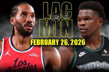 Minnesota Timberwolves vs Los Angeles Clippers Full Game Highlights – February 26, 2026 | NBA Season