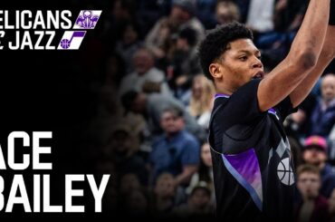 ACE BAILEY goes for 23 vs PELS 🚨 | UTAH JAZZ