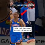 SGA Left stunned #sga #okcthunder #nba