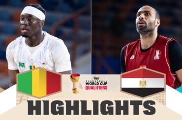 Mali 🇲🇱 v Egypt 🇪🇬 | Highlights | FIBA Basketball World Cup 2027 African Qualifiers