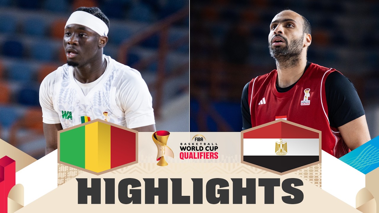 Mali 🇲🇱 v Egypt 🇪🇬 | Highlights | FIBA Basketball World Cup 2027 African Qualifiers