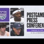Daeqwon Plowden, Maxime Raynaud and Coach Christie | Postgame Interviews 2.26.26