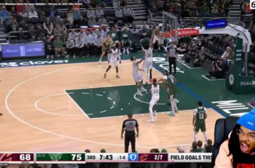 CRAZY FINISH!! Cavs vs Bucks NBA Highlights Feb 25, 2026 (reaction)