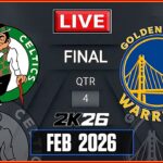NBA LIVE!  Boston CELTICS  vs   Golden State WARRIORS  |  NBA Regular Season   |   NBA 2K26  |
