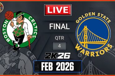 NBA LIVE!  Boston CELTICS  vs   Golden State WARRIORS  |  NBA Regular Season   |   NBA 2K26  |