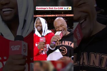 Music to our ears 😁 #hawks #nba #jonathankuminga #cacaw