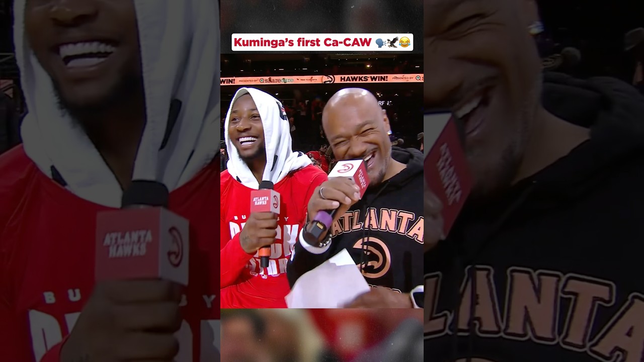 Music to our ears 😁 #hawks #nba #jonathankuminga #cacaw