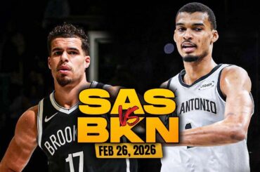 San Antonio Spurs vs Brooklyn Nets Full Game Highlights | Feb 26, 2026 | FreeDawkins