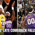 ROYCE O'NEALE SAYS GOODNIGHT AS SUNS SLAM DOOR ON LAKERS' LATE COMEBACK 🚨 | NBA on ESPN