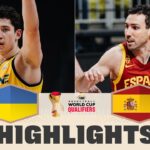 Ukraine 🇺🇦 v Spain 🇪🇸 | Highlights | FIBA Basketball World Cup 2027 European Qualifiers