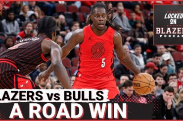 Portland Escape Chicago win a Win | Trail Blazers Crunch Time Choices | Arena Funding Update