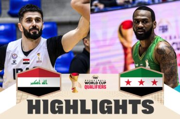 Iraq 🇮🇶 v Syria 🇸🇾 | Highlights | FIBA Basketball World Cup 2027 Asian Qualifiers