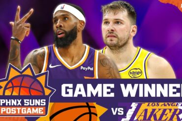 POSTGAME: Phoenix Suns Get MASSIVE WIN Over Luka & Lakers After Royce O'Neale GAME WINNER