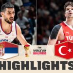 Serbia 🇷🇸 v Türkiye 🇹🇷 | Highlights | FIBA Basketball World Cup 2027 European Qualifiers