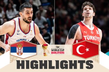 Serbia 🇷🇸 v Türkiye 🇹🇷 | Highlights | FIBA Basketball World Cup 2027 European Qualifiers