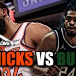 NEW YORK KNICKS VS MILWAUKEE BUCKS LIVE PLAY BY PLAY! | WATCH ALONG W/ CK2K