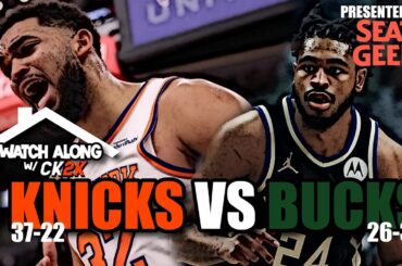 NEW YORK KNICKS VS MILWAUKEE BUCKS LIVE PLAY BY PLAY! | WATCH ALONG W/ CK2K