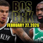 Boston Celtics vs Brooklyn Nets Full Game Highlights – February 27, 2026 | NBA Season