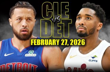 Detroit Pistons vs Cleveland Cavaliers Full Game Highlights – February 27, 2026 | NBA Season
