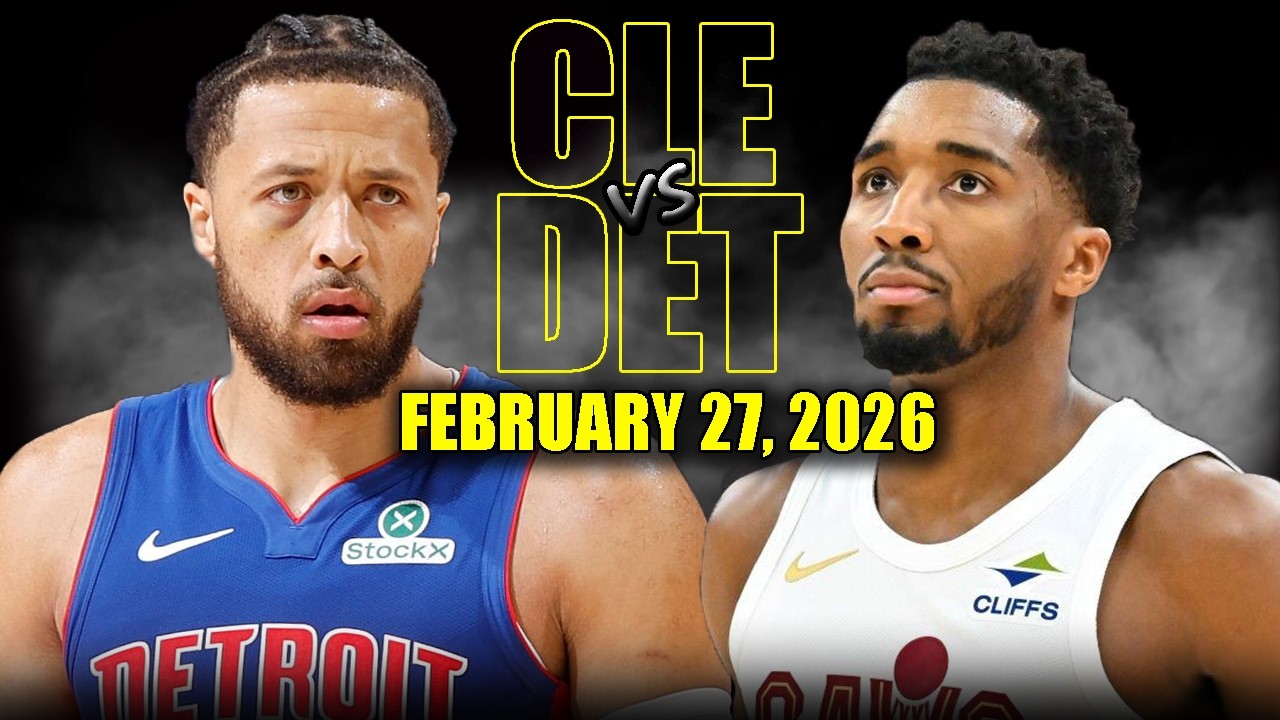 Detroit Pistons vs Cleveland Cavaliers Full Game Highlights – February 27, 2026 | NBA Season
