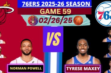 Philadelphia 76ers vs. Miami Heat LIVE | Radio-Style Play-by-Play #76ers #sixers #heat