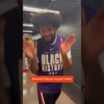 "Aye, shout out to the bench though." 🗣️ WIN CAM #shorts | Phoenix Suns