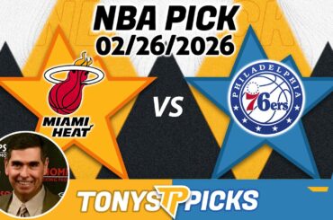 Miami Heat vs Philadelphia 76ers Pick 2/26/26 NBA Pick Prediction