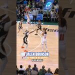 Jalen Brunson’s 22 PTS in the 1Q is a season-high points in a single quarter 🔥 #knicks #record