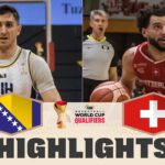 BIH 🇧🇦 v SUI 🇨🇭 | Highlights | FIBA Basketball World Cup 2027 European Qualifiers