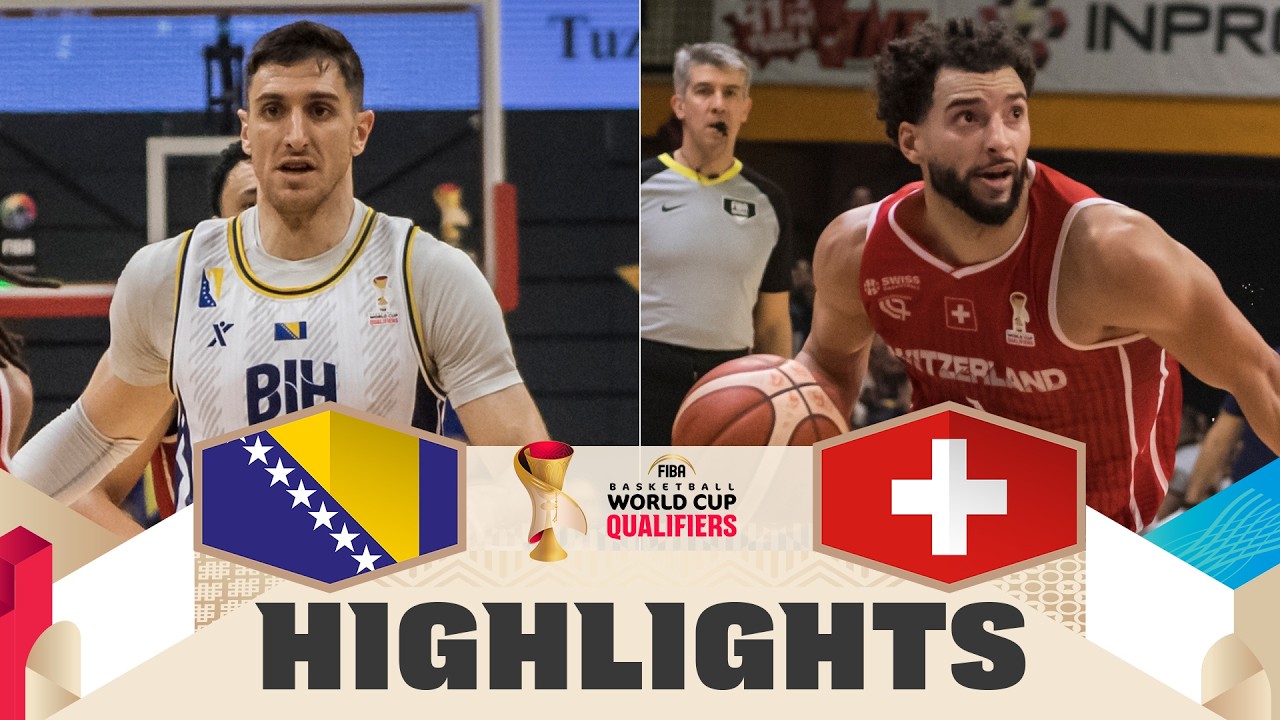 BIH 🇧🇦 v SUI 🇨🇭 | Highlights | FIBA Basketball World Cup 2027 European Qualifiers