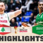 Lebanon 🇱🇧 v Saudi Arabia 🇸🇦 | Highlights | FIBA Basketball World Cup 2027 Asian Qualifiers