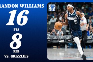 Brandon Williams (16 PTS 8 REB) vs. Memphis Grizzlies | February 27, 2026