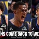 Pistons' Big 3 combine for 76 PTS in Detroit's OT comeback win vs. Cavaliers 💪 | NBA on ESPN