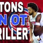 Detroit Pistons Win OT THRILLER vs Cavs 122-119 | Duren DOMINATES 33pts 16 rbs