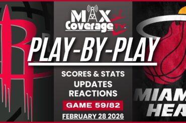 🔴LIVE - Houston Rockets vs Miami Heat - Play-By-Play & Reactions (2/28/26)