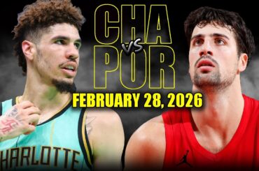 Portland Trail Blazers vs Charlotte Hornets Full Game Highlights – February 28, 2026 | NBA Season