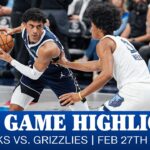 Mavericks Highlights vs. Memphis Grizzlies | February 27, 2026