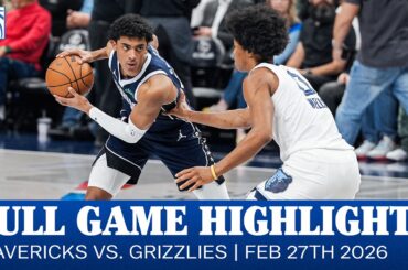 Mavericks Highlights vs. Memphis Grizzlies | February 27, 2026
