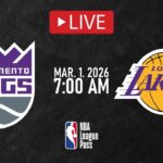NBA LIVE! Los Angeles Lakers vs Sacramento Kings | Mar. 1, 2026 | Kings vs Lakers NBA LIVE 2K26