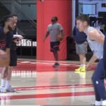 Clippers Full 5 on 5 Scrimmage At Practice. Darius Garland Ahead Of Clippers Debut. Bogie Dominating