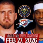 (LIVE) SGA RETURNS vs Nikola Jokic | Denver Nuggets vs Oklahoma City Thunder NBA Live Stream
