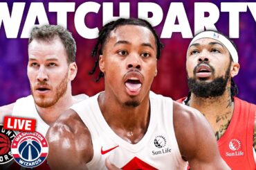 Raptors vs Wizards LIVE Watch Along | Take Care Of Business In Washington 🙏