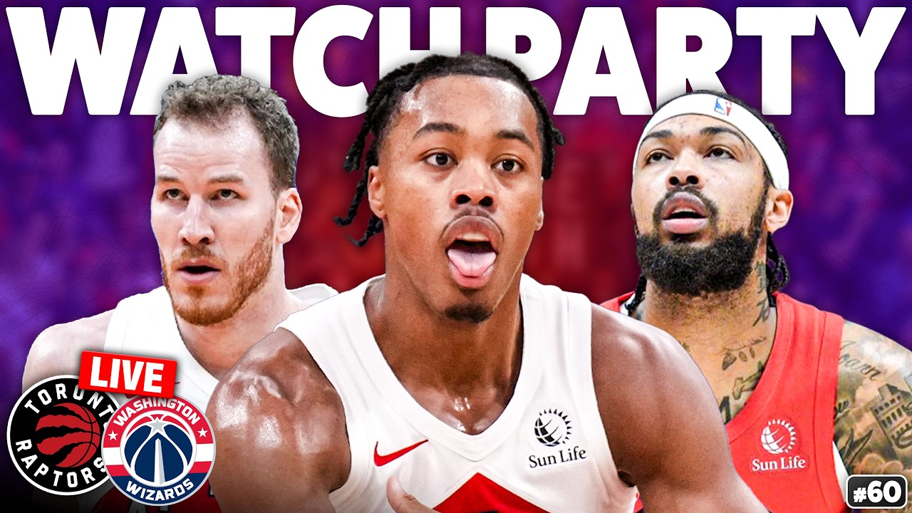 Raptors vs Wizards LIVE Watch Along | Take Care Of Business In Washington 🙏