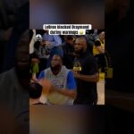 Bron trolling Draymond pregame 🤣