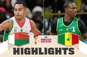 Madagascar 🇲🇬 v Senegal 🇸🇳 | Highlights | FIBA Basketball World Cup 2027 African Qualifiers