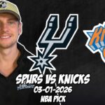 San Antonio Spurs vs New York Knicks 3/1/26 NBA Free Picks & Prediction | NBA Betting Tips