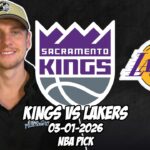 Sacramento Kings vs Los Angeles Lakers 3/1/26 NBA Free Picks & Prediction | NBA Betting Tips