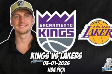 Sacramento Kings vs Los Angeles Lakers 3/1/26 NBA Free Picks & Prediction | NBA Betting Tips