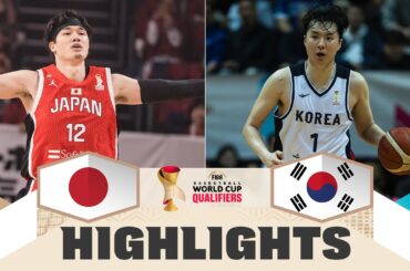 Japan 🇯🇵 v Korea 🇰🇷 | Highlights | FIBA Basketball World Cup 2027 Asian Qualifiers
