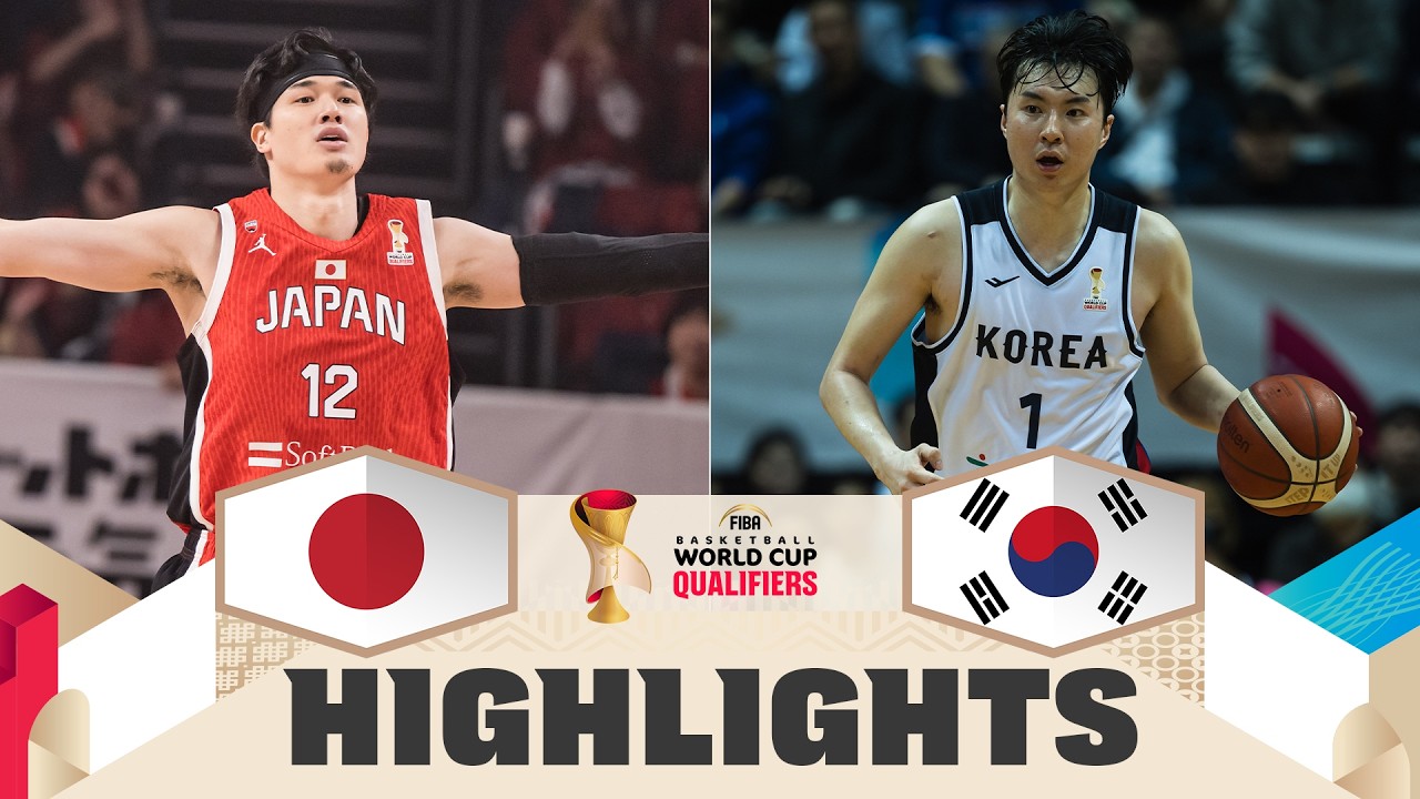 Japan 🇯🇵 v Korea 🇰🇷 | Highlights | FIBA Basketball World Cup 2027 Asian Qualifiers